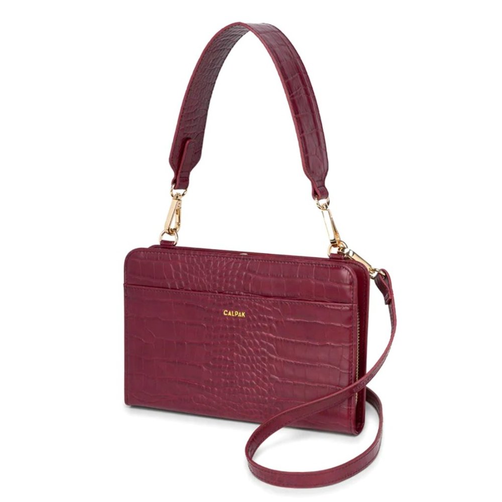 NWT 2022 Croc Wallet - Burgundy